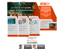 Tablet Screenshot of dtniq.com